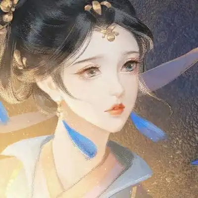 漂亮女生古风动漫头像图片,高清手绘特别的耐看的
