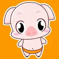 粉色猪猪头像图片微信头像图片大全

