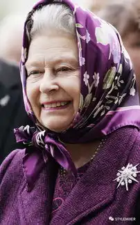 紫外光色英国女王把她贴上贵妇标签,demnagvasalia让她少女怀春

