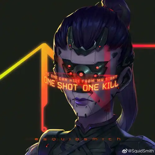 守望朋克2077英雄头像

