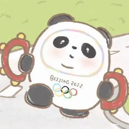 冰墩墩头像雪容融头像冬奥吉祥物头像
