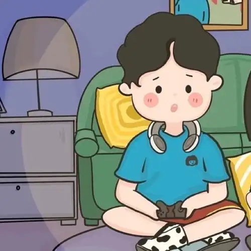 超可爱手绘卡通情侣头像
