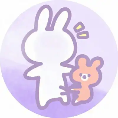 兔子卡通头像萌萌哒可爱呆萌卡通动物头像
