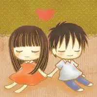 铅笔画头像情侣头像
