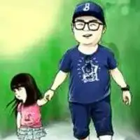 父女的一对头像微信头像图片大全
