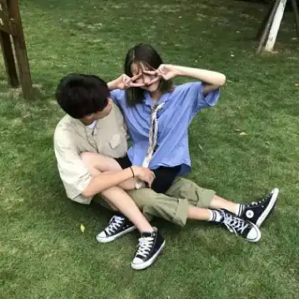 可爱浪漫情侣头像图片,清新并且又清晰的
