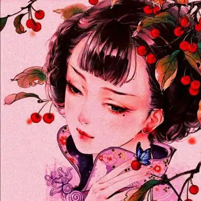 动漫头像女古风唯美淡雅忧伤动漫头像

