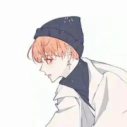 超好看二次元情侣头像冷酷一对
