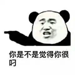你是不是觉得你很叼熊猫头表情包熊猫是不是觉得表情

