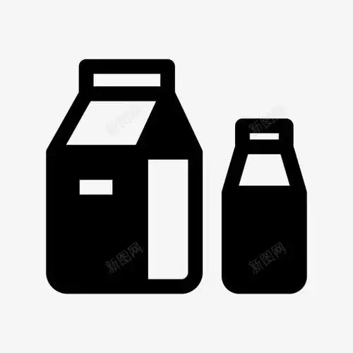 牛奶奶牛奶制品图标设计图片免费下载页面网页平面电商创意素材牛奶图标
