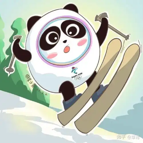 可以用来当头像的冰墩墩图片有吗

