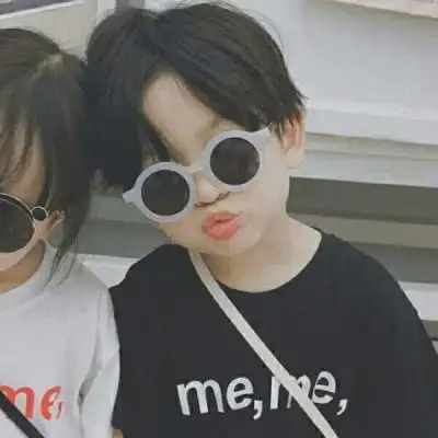 小孩情侣头像超萌图片一男一女
