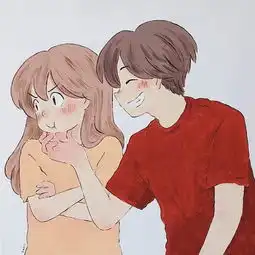 插画师笔下的情侣日常,连空气都是甜的
