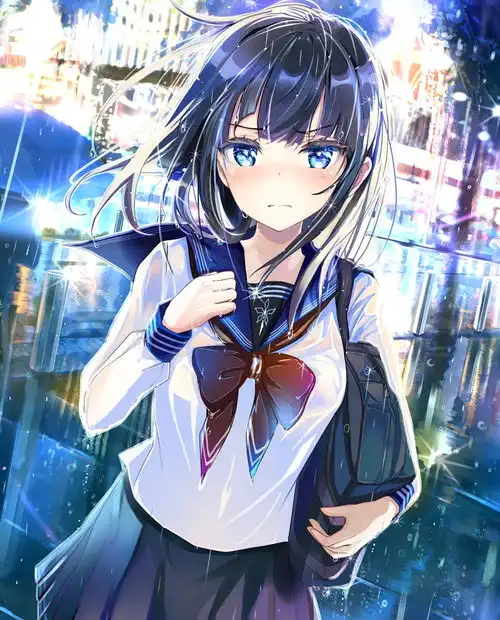 二次元图片水手服
