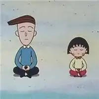 小丸子和花轮情侣头像微信头像图片大全
