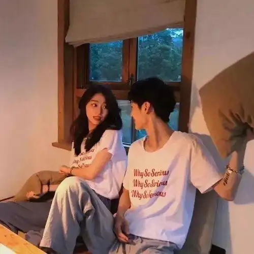 唯美真人情侣头像
