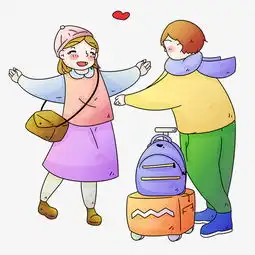 春运拥抱的情侣插画图片素材其他格式下载动漫人物大全
