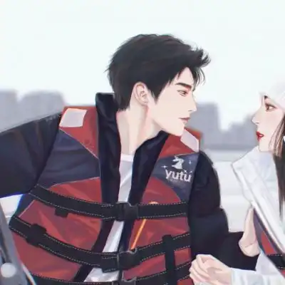 一组荣耀夫妇手绘情侣头像

