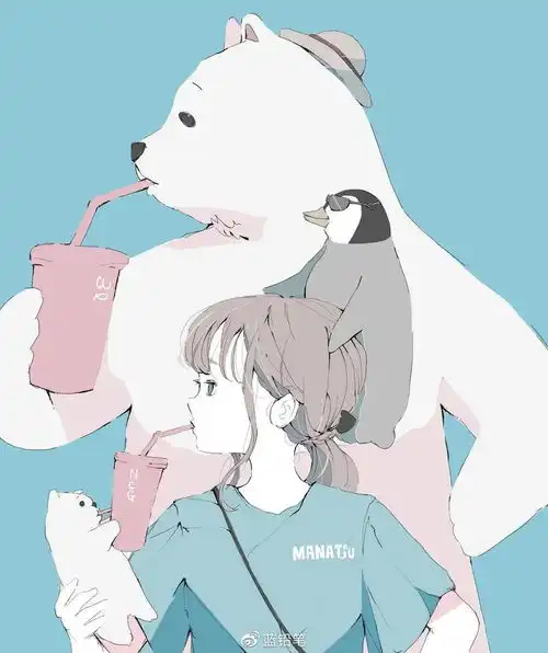 自成一派的清新治愈系插画师遇见她头像壁纸再也不缺
