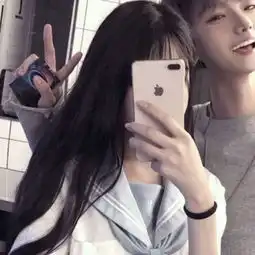 热恋中校园风唯美情侣头像大全

