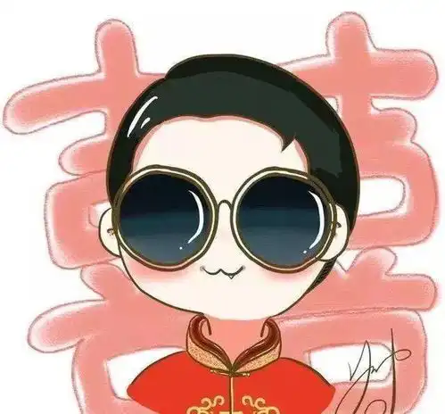 适合结婚用的情侣头像漫画头像
