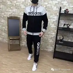 一2017秋冬阿迪达斯adidas耐克nike男士开衫外套运动套装
