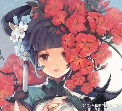 珍藏的动漫头像和蔼可亲的女生,换一个头像换一种心情

