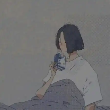 插画情侣头像情侣专用,手绘情侣头像一对两张
