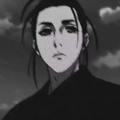 男生黑白灰色头像
