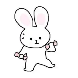 小兔子头像简笔画卡通图片2018这一生我都只爱你这一张脸
