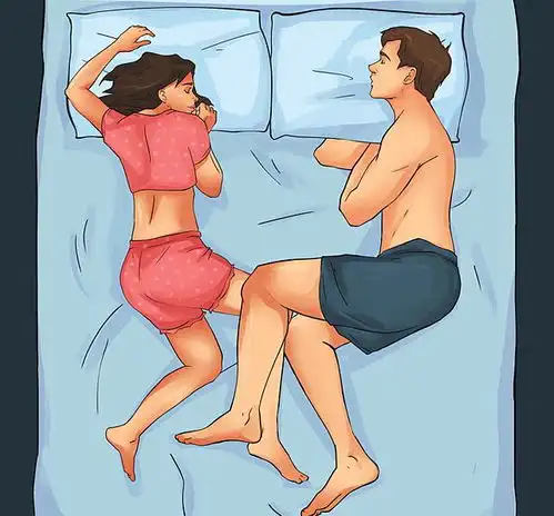 12幅夫妻睡姿漫画,揭示了12种有趣的夫妻关系,你们是哪种
