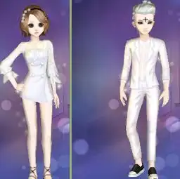 qq炫舞套装如水女子情侣男装是
