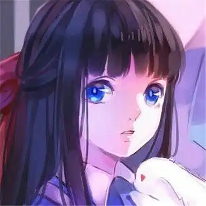 可爱呆萌卡通头像女生,萌萌哒甜滋滋的的小女孩子
