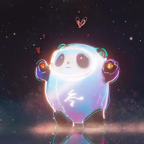 东奥头像谁能拒绝一只可爱的冰墩墩呢
