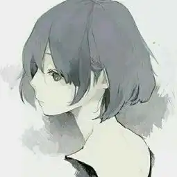 手绘短发女生精致头像彩绘短发女生头像图片大全

