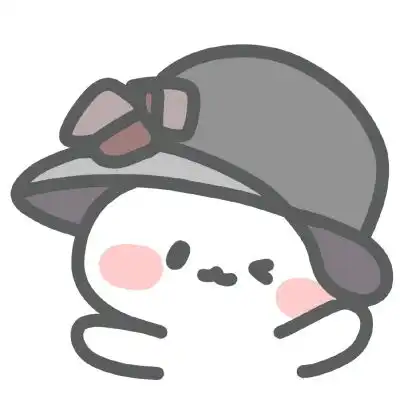 可爱小兔冬日限定头像
