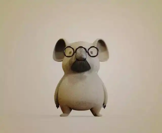 两组超萌的动物雕塑作品
