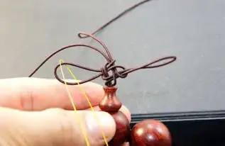 佛珠手链弹力绳怎么打结
