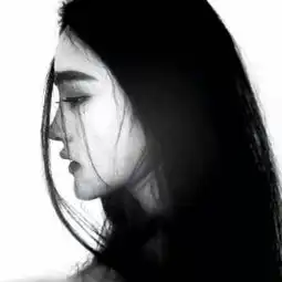 qq情侣黑白头像霸气中带唯美的乍见之欢不如久处不厌
