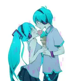 求初音跟kaito的照片
