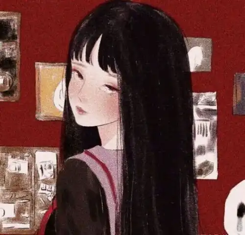 有哪些丧丧的看起来有些高冷的女生头像呀

