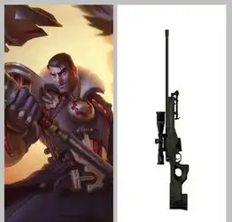 lol将卢锡安比作uzi,那烬就是98k,仅他敢称awm
