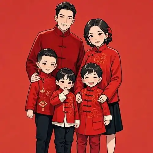 2025新年全家福头像
