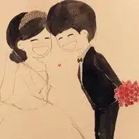 铅笔画头像情侣头像
