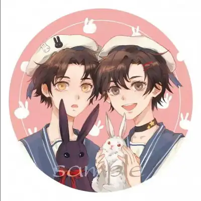 好基友头像一左一右动漫图片qq头像基友俩男生动漫
