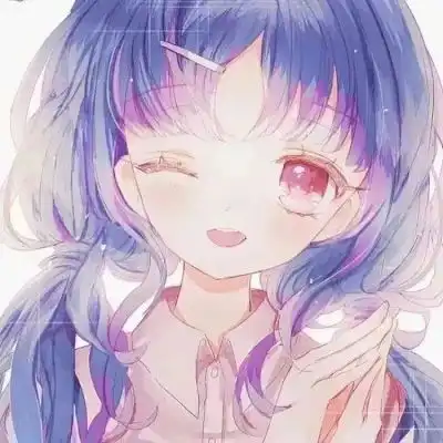 可爱的头像女生呆萌女生卡通可爱少女心头像
