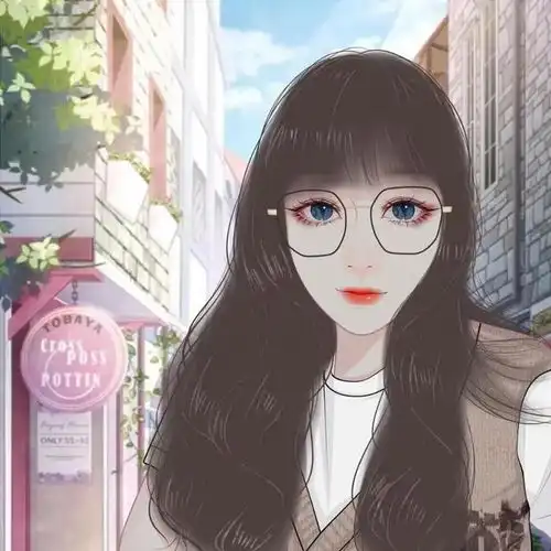 专属自己的手绘漫画头像,喵喵闺蜜头像情侣头像

