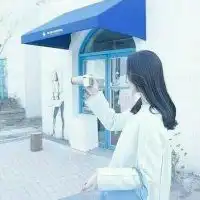 蓝色系阳光女生头像阳光积极可爱女生头像图片
