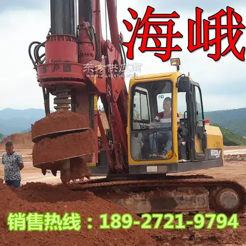 阳江打桩机广东海峨民房建设地基打桩机图片
