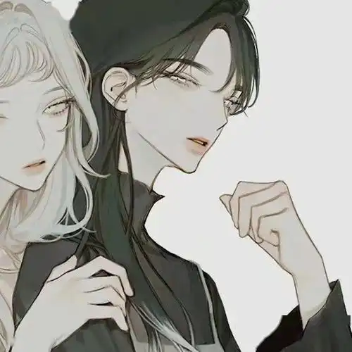 前世是什么,来世是情侣闺蜜头像,女生情侣头像,百合头像

